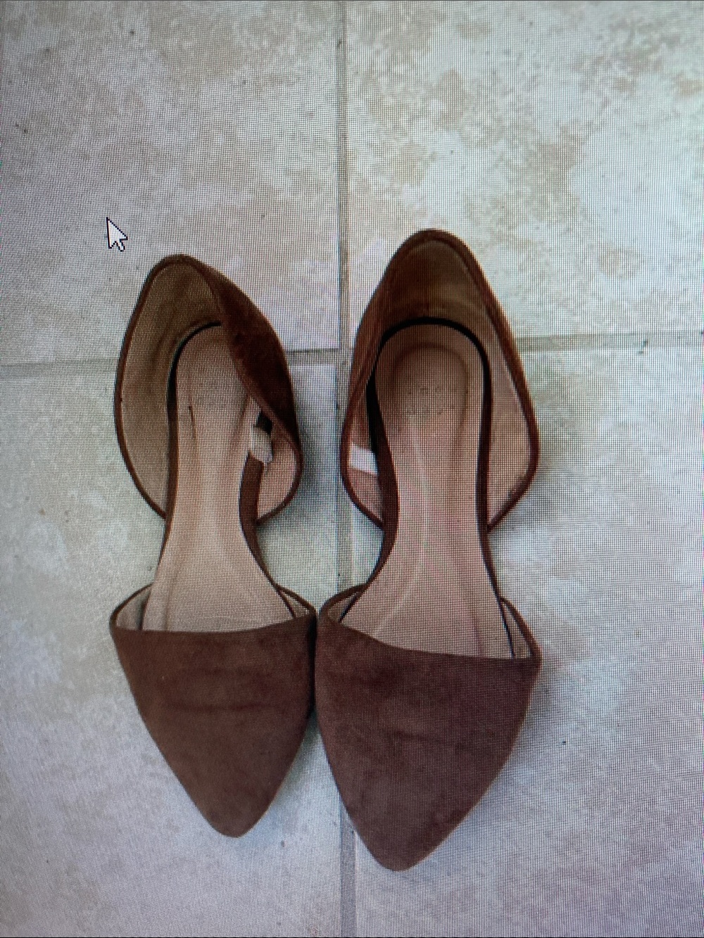 Women's Brown Pointed D'Orsay Flats - Elegant Everyday Loafers